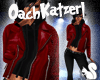 -OK- Leather Jacket Red