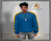 Pullover Blue Gold