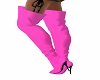 Lola Pink Hip High Boots