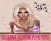 Xilenne Blonde Pink Tips