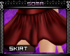 `x Fall: Skirt- Red