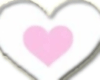 Pink/White Heart