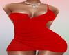Red lace dress
