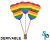 (S) Heart Pride Balloons