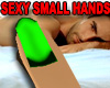 Small Hands Green Nails