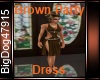 [BD]Brown Party Dress