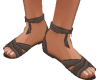 TF* Flat Brown Sandals