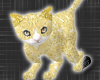 *-*Diamond Gold Cat Pet