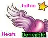 Tattoo Hearts Star
