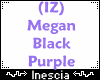 (IZ) Megan Black Purple