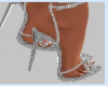Silver Elegant Heels