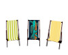 3 Surf Beach Chairs 