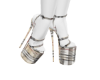 Burb stacked heels