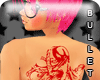 B: Red Octopus Tattoo