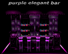 purple elegant bar