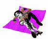 Pillow geant purple pink