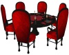 Black n Red Round Table