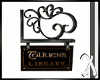Hobbit Library Sign
