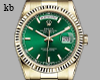 green dial rollie