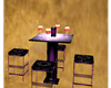 Purple bar table
