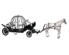 w/b horse carriage