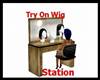 Try On Wig Station
