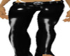[wh] blk latex pants
