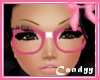 JC* Pink Nerd Glasses