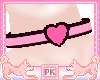 Pink Heart Collar F