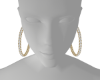 GOLD DIAMOND HOOPS