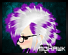 [MO] White Purple Mohawk