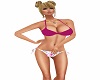 (F) Hot Pink Bikini Top