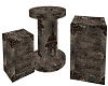Rusty Spool Table/Crates