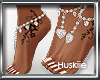 [HK]Feet Bracelets Henna
