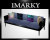 Leather and Denim Couch