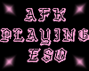 :.:.AFK Sign Pink.:.: