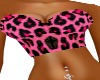 pink leopard crop top