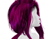 violet mess low ponytail