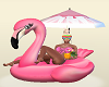 Sexy Pink Swimwear Flamingo Floatie