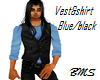 [BMS] Vest&Shirt (blue)