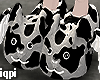 Bat Slippers | Cow Print