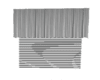 DJM Gray Valance/ Blind