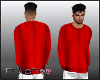 D- Fall Red Sweater