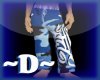 ~D~ Blue camo pants