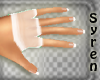 Gloves Nylon White