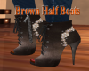 Brown Half Boots