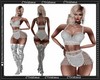 [A]RLL SILVER SEQUIN DRE
