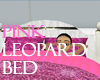 Pink Leopard Small Bed