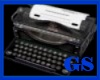 "GS" Antique Typewriter