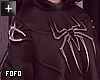 (f) barbwire goth hoodie